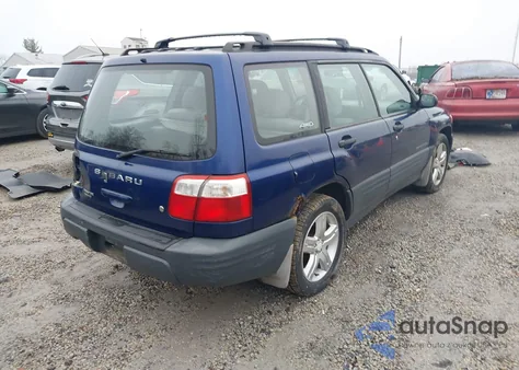 2001 Subaru Forester L from USA, damaged, VIN JF1SF635X1H745624